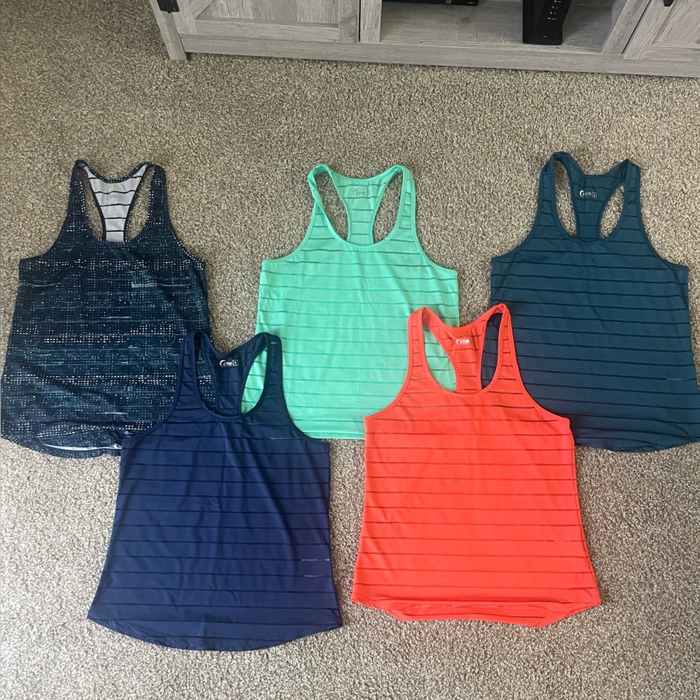 COPY - Bundle of 5 Zyia athletic wear tank tops